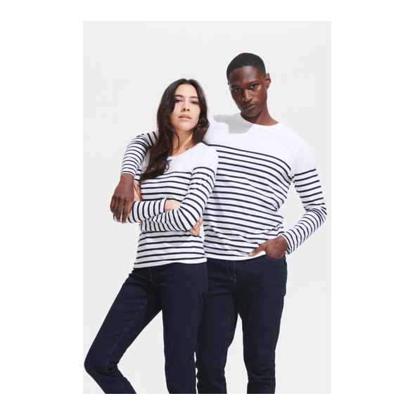 SOL'S | Men's Long Sleeve Striped T-Shirt